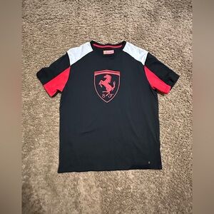 Vintage Ferrari “triple black & red” shirt 00s size large